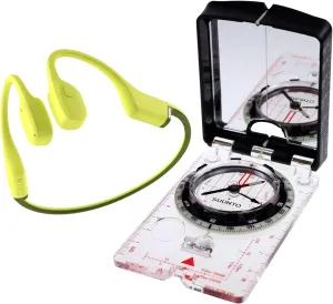 SUUNTO MC-2 USGS UTM NH Compass, SUUNTO Sonic Bone Conduction Headphone Lime