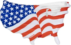 Swimline Americana USA Map Inflatable Pool Mattress