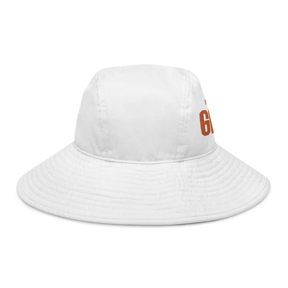 SWOLLEN-BEACHGASM Wide brim bucket hat