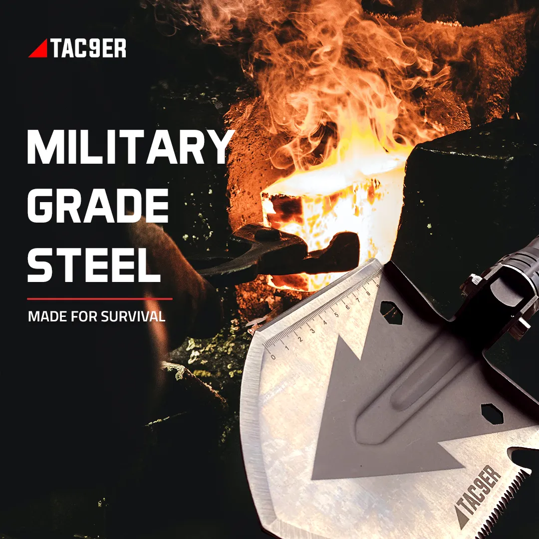 TAC9ER 15-in-1 Multitool Survival Shovel