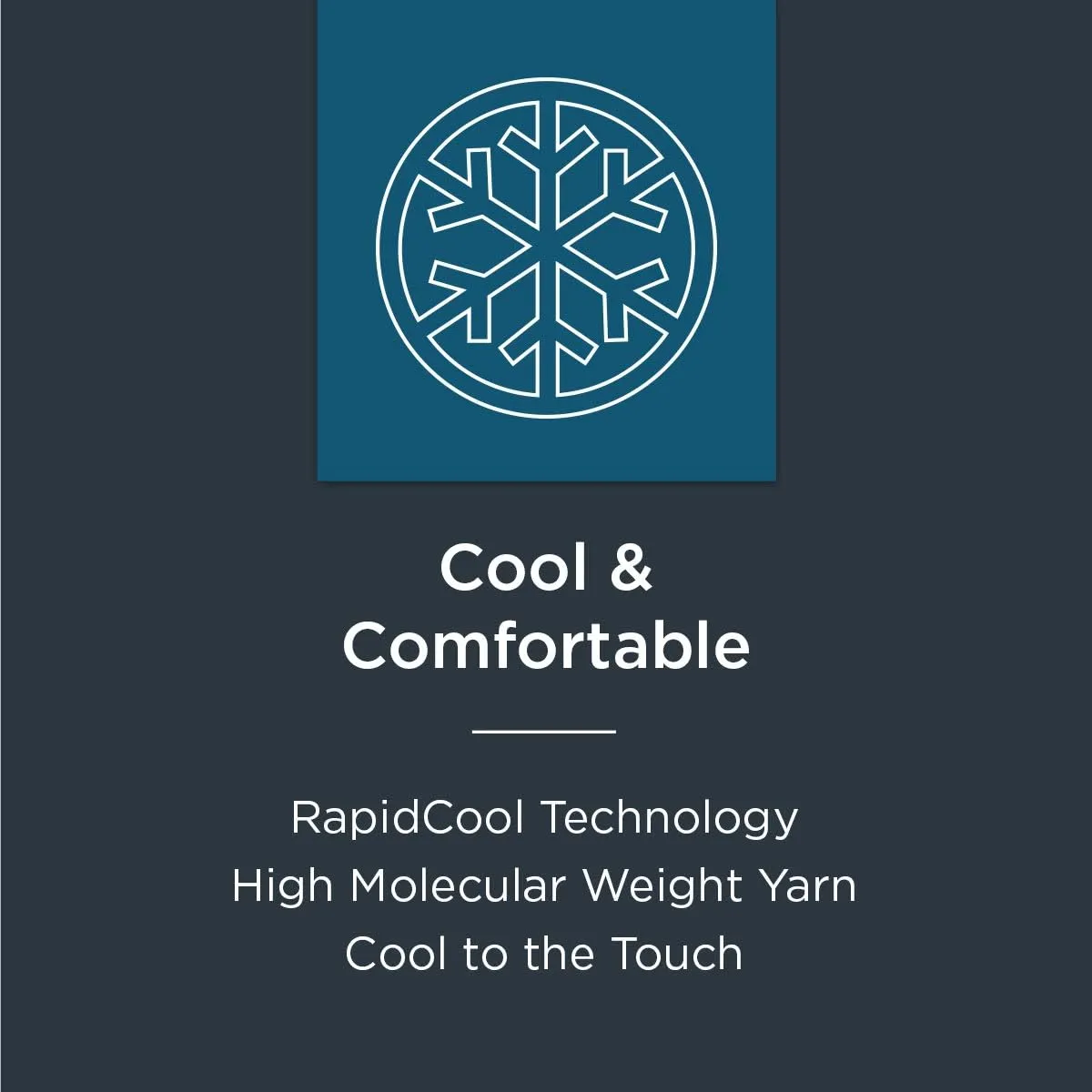 Tempur-Pedic Cool Luxury Mattress Protector, King, White