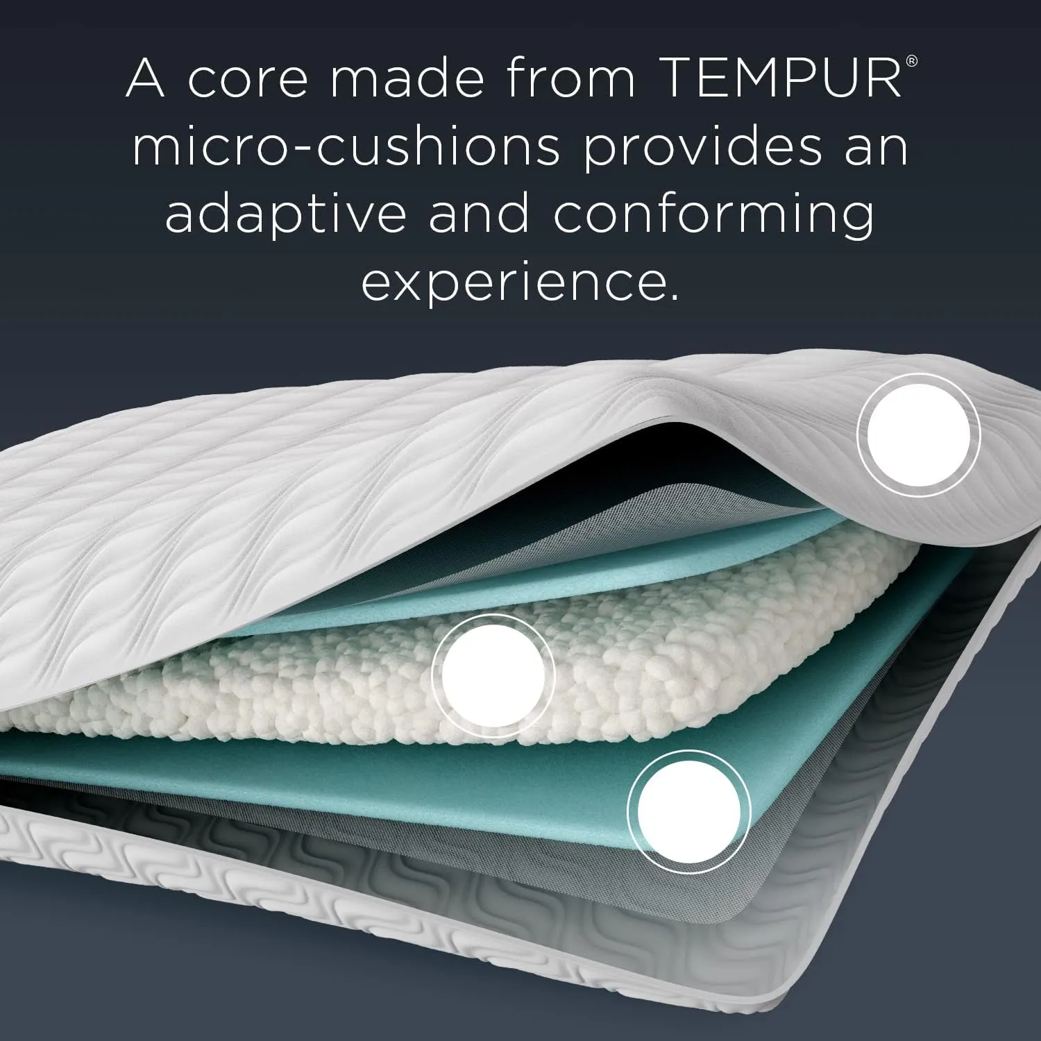 Tempur-Pedic TEMPUR-Cloud ProLo Pillow, King (Pack of 1), White