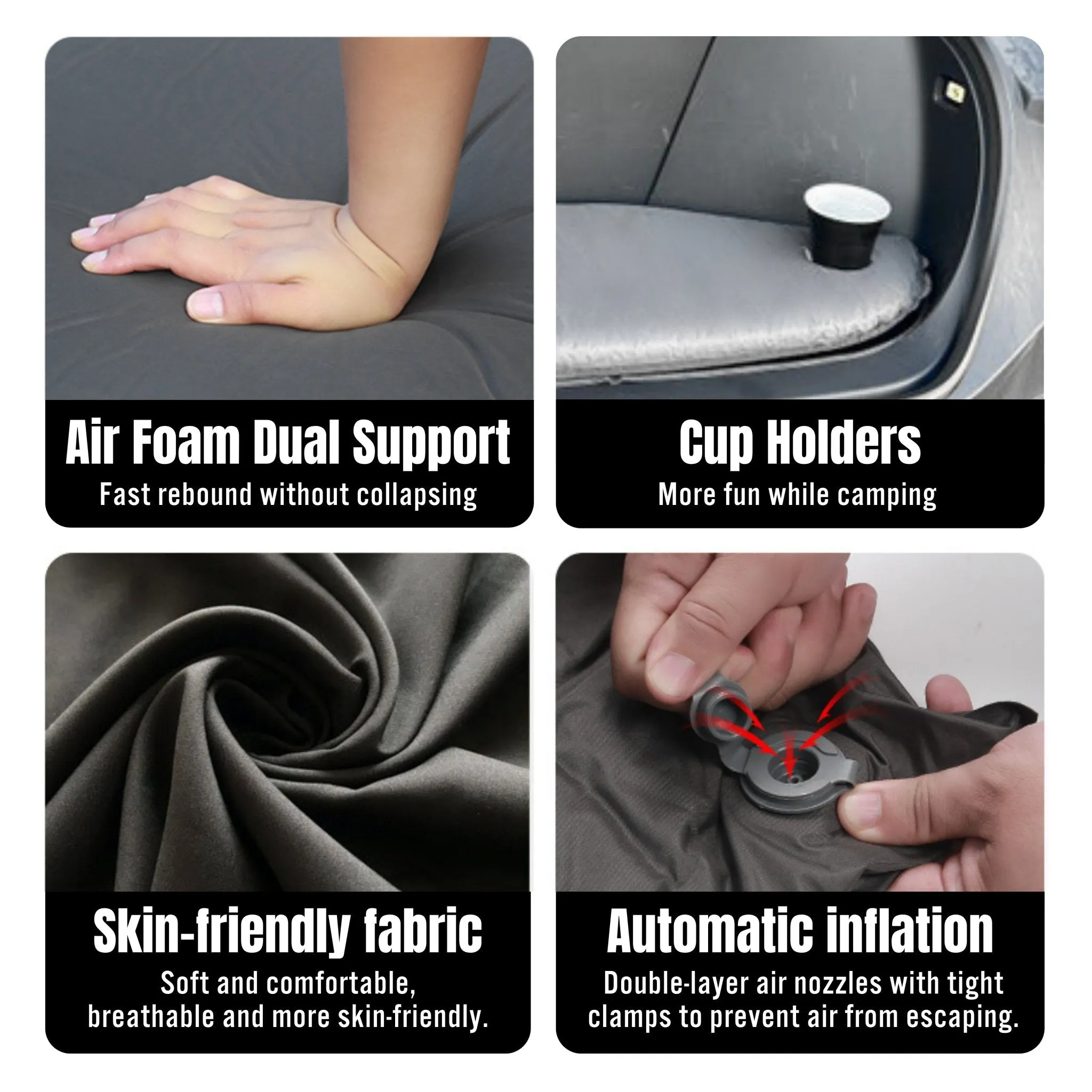 Tesla Cybertruck Inflatable Air Mattress & Self-inflating cushion