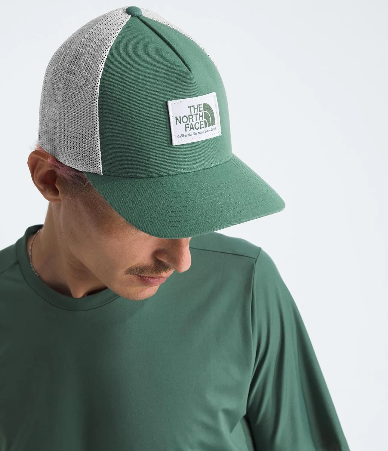 THE NORTH FACE Keep It Patched Trucker | Deep Fit Snapback Hat for Men & Women with Breathable Mesh Panels