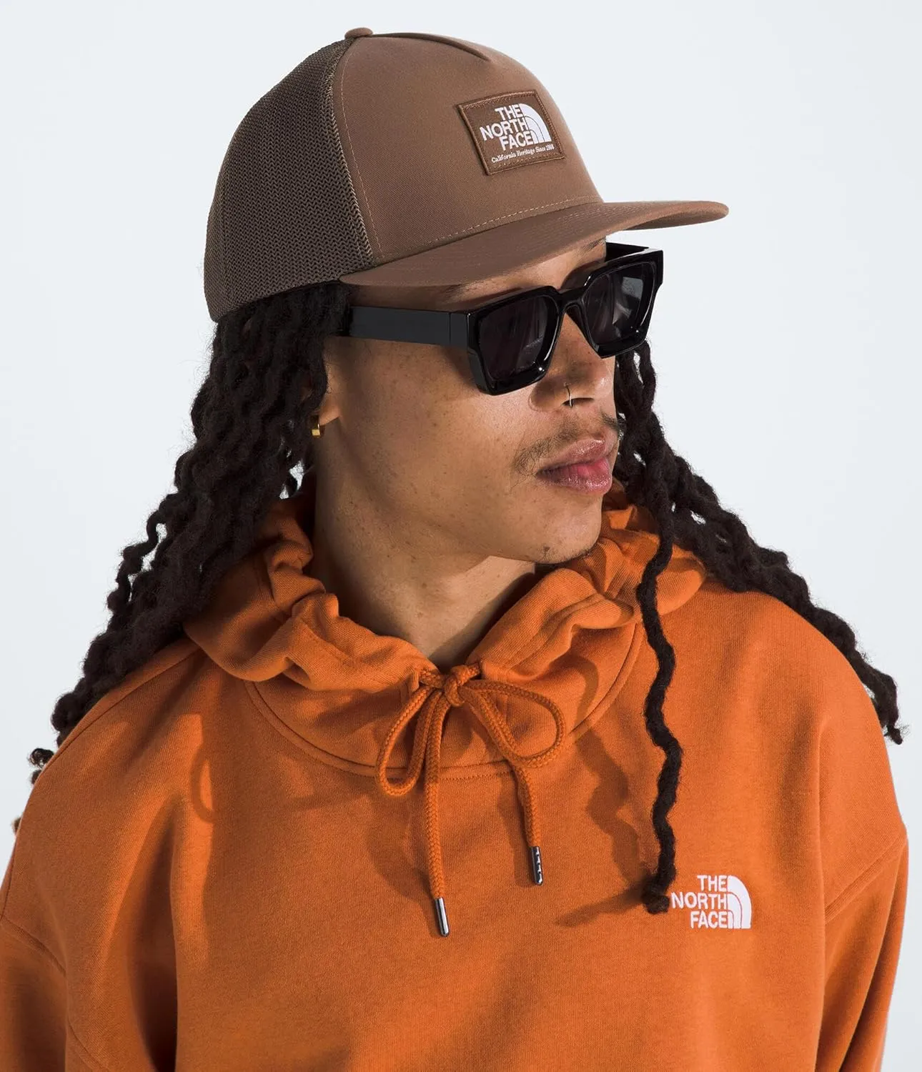THE NORTH FACE Keep It Patched Trucker | Deep Fit Snapback Hat for Men & Women with Breathable Mesh Panels