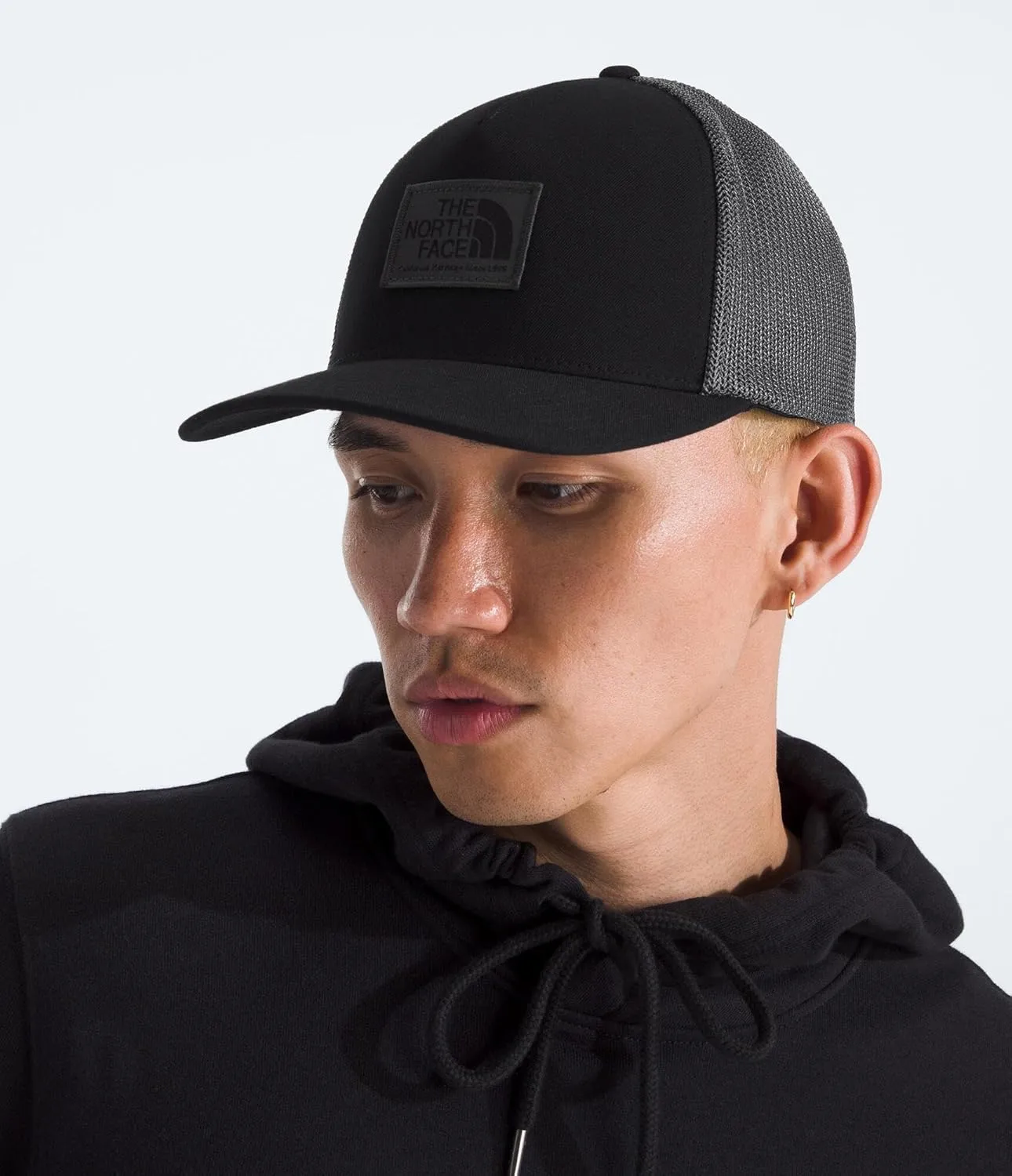 THE NORTH FACE Keep It Patched Trucker | Deep Fit Snapback Hat for Men & Women with Breathable Mesh Panels