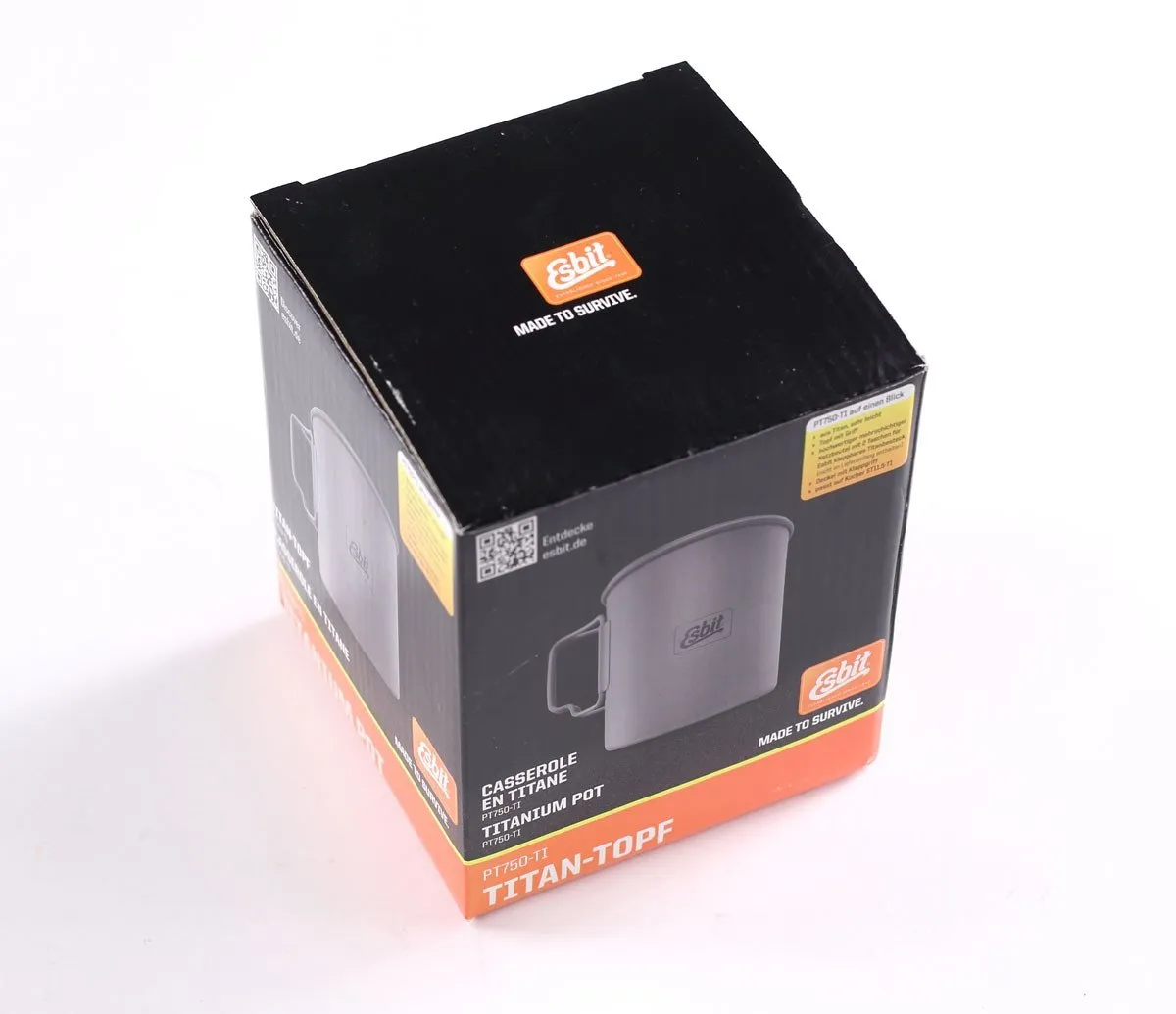 Titanium Price-conscious Esbit 750ml with Lid Pot Priority access