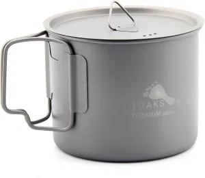 TOAKS LIGHT Titanium 550ml Pot (Ultralight Version)
