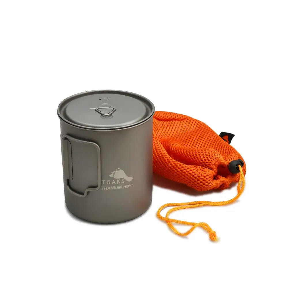 Toaks Titanium 750ml Pot with Lid