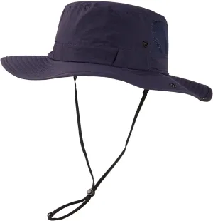 TOP-EX L/XL/XXL UV50  Waterproof Wide Brim Bucket Sun Hat for Summer Fishing Hiking w/Detachable Strap & Vented Mesh