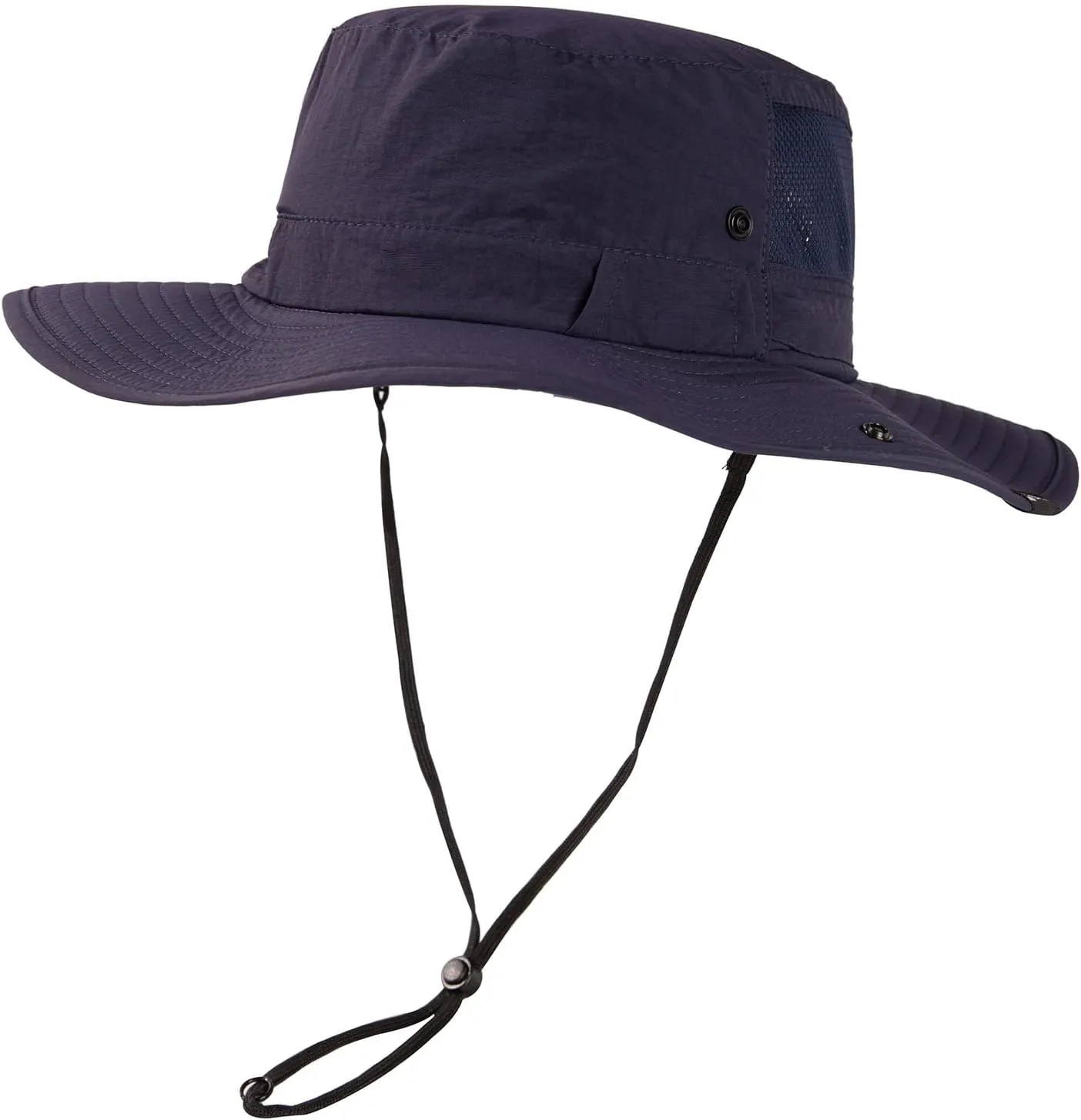 TOP-EX L/XL/XXL UV50  Waterproof Wide Brim Bucket Sun Hat for Summer Fishing Hiking w/Detachable Strap & Vented Mesh