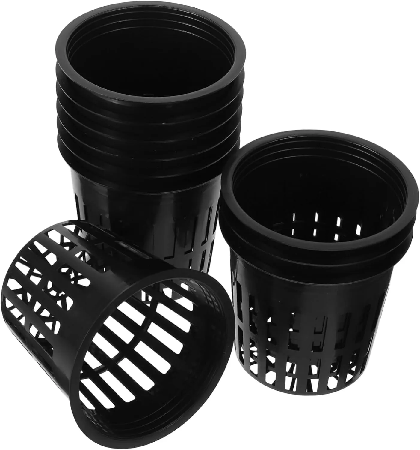 TOYANDONA 10pcs Hydroponic Net Cups Plastic Mesh Planter Pots for Soilless Cultivation Efficient Drainage for Succulents and Miniature Vegetables User Friendly Growing Systems