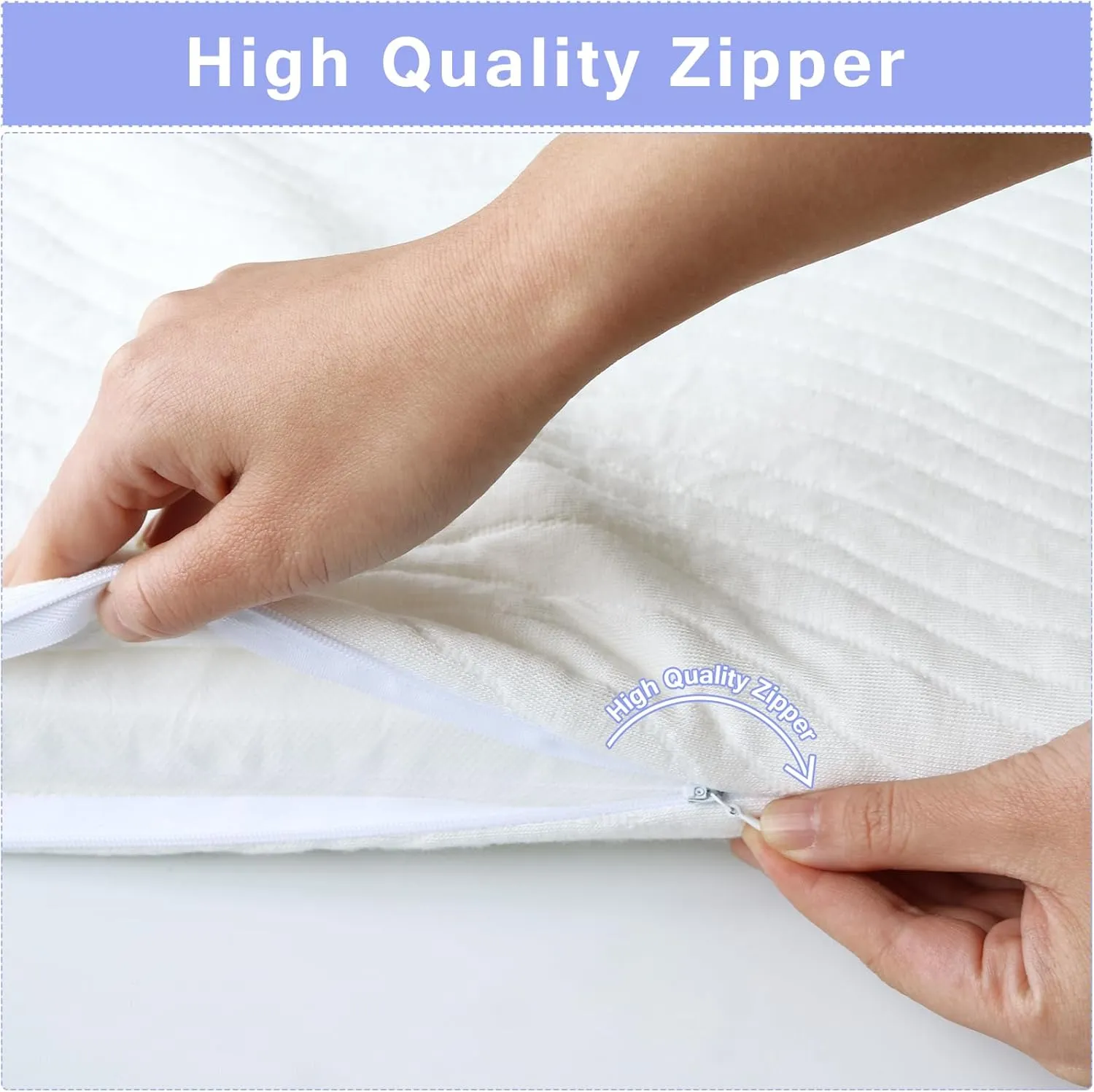 Travel Crib Mattress Pad 42" X 24"Compatible with Baby Bjorn, Guava Lotus and Dream on Me Travel Crib Light Playard, Waterproof Replacement Bassinet Mattress with Removable & Washable Mattress Cover