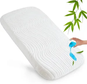 Travel Crib Mattress Pad 42" X 24"Compatible with Baby Bjorn, Guava Lotus and Dream on Me Travel Crib Light Playard, Waterproof Replacement Bassinet Mattress with Removable & Washable Mattress Cover