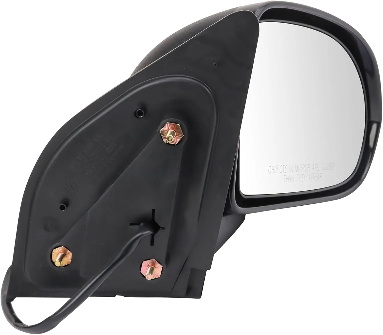 TRQ Right Mirror Power without Heat Passenger Side Compatible with 2007-2012 Jeep Compass CH1321263