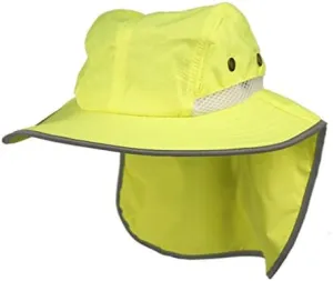 Unisex Safari Sun Bucket Hat with Breathable Mesh Crown