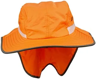 Unisex Safari Sun Bucket Hat with Breathable Mesh Crown