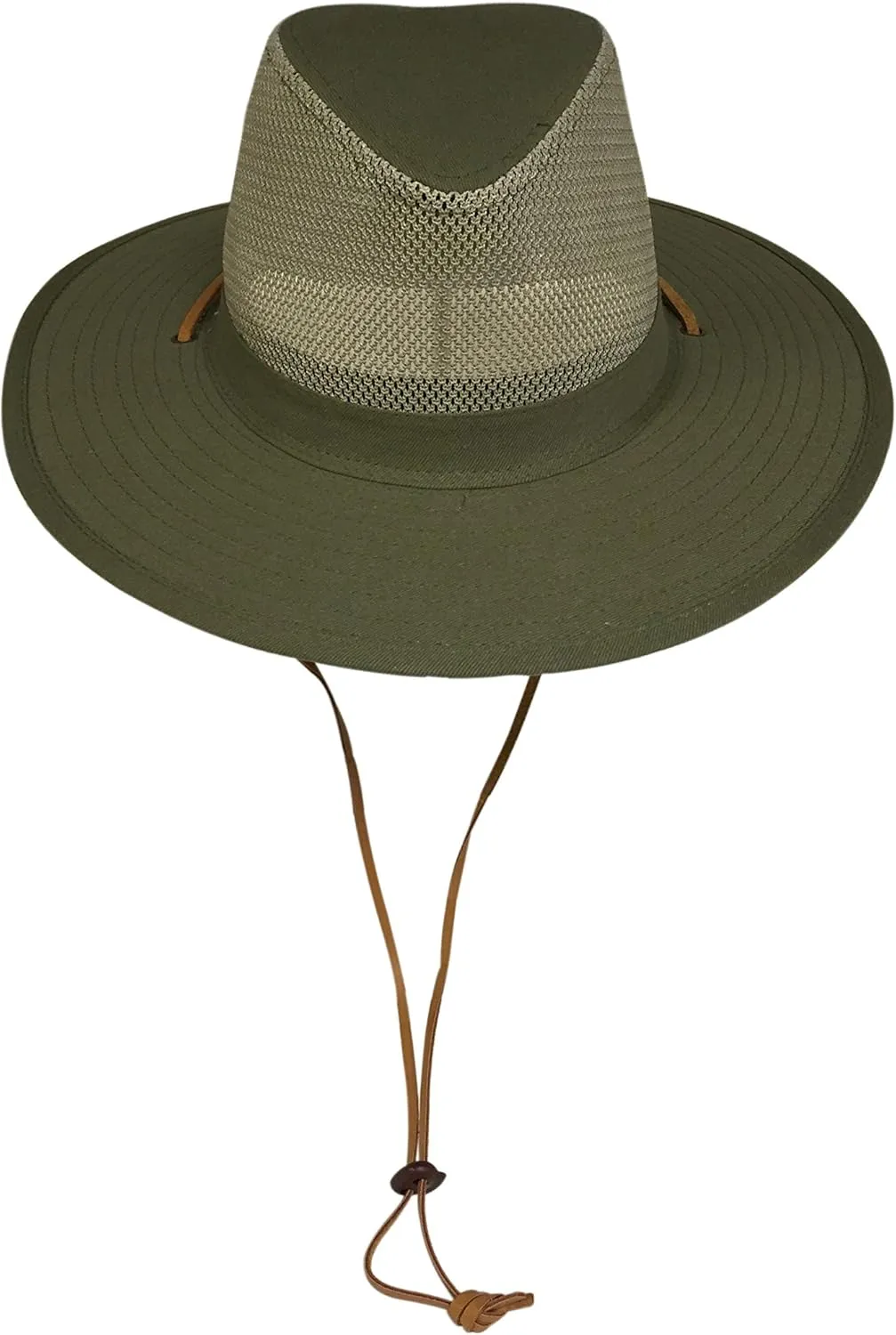 Unisex Safari Sun Bucket Hat with Breathable Mesh Crown