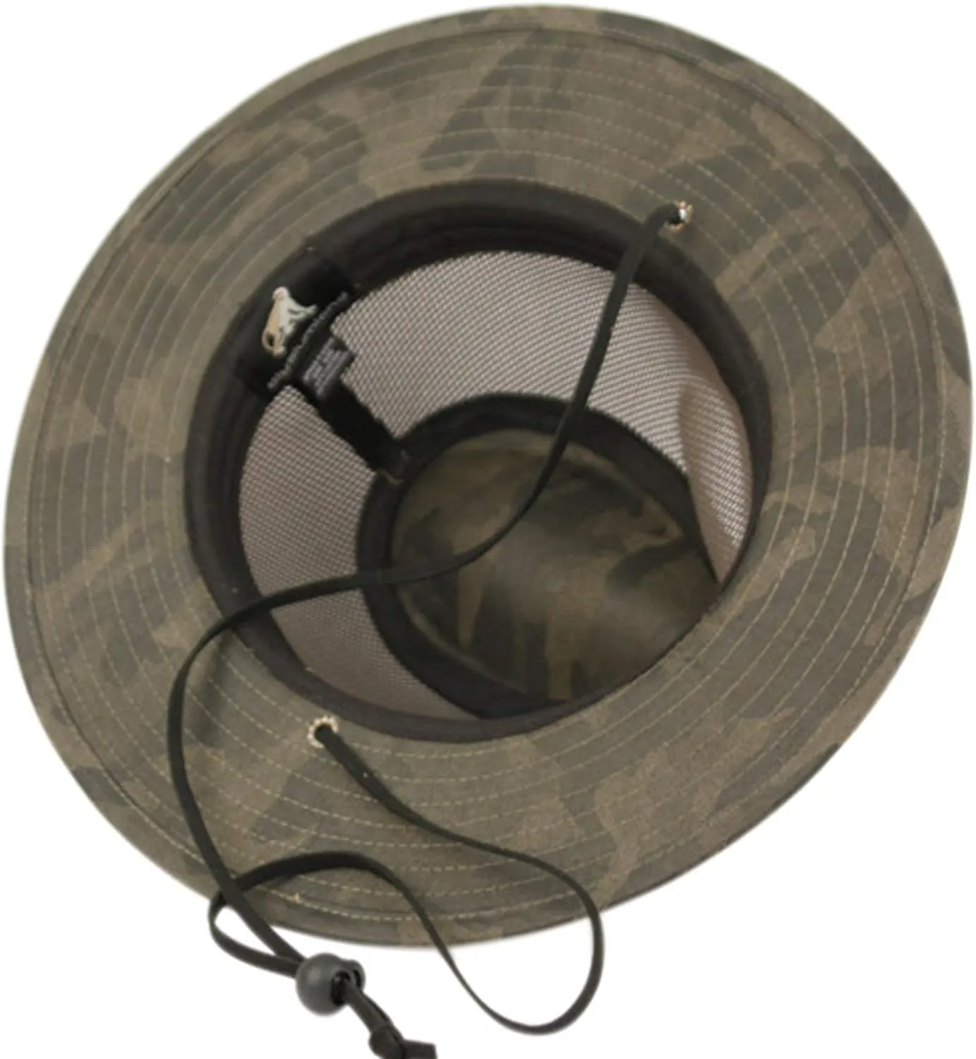 Unisex Safari Sun Bucket Hat with Breathable Mesh Crown