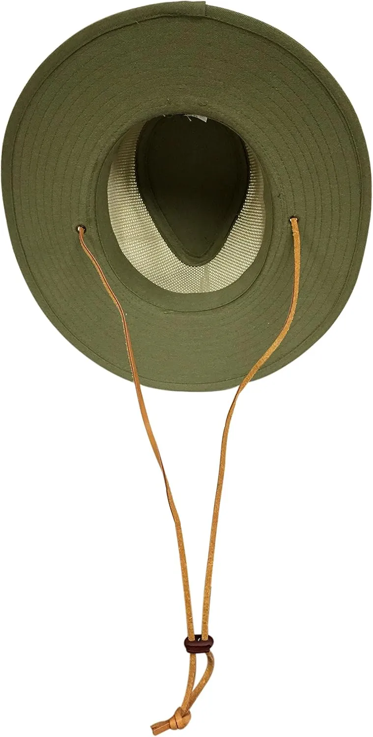 Unisex Safari Sun Bucket Hat with Breathable Mesh Crown