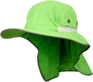Unisex Safari Sun Bucket Hat with Breathable Mesh Crown