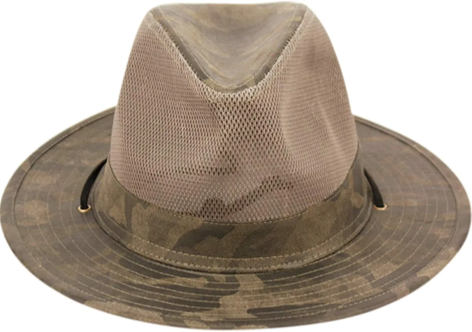 Unisex Safari Sun Bucket Hat with Breathable Mesh Crown