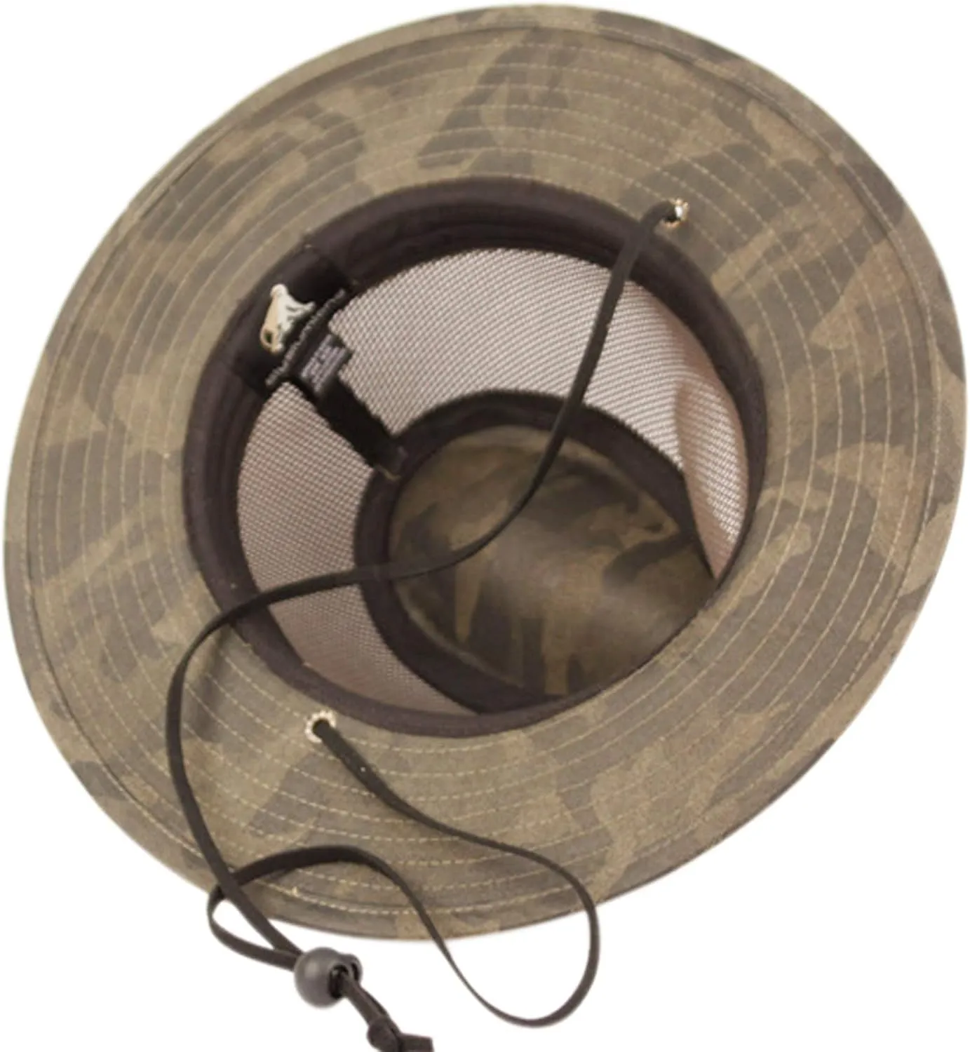 Unisex Safari Sun Bucket Hat with Breathable Mesh Crown