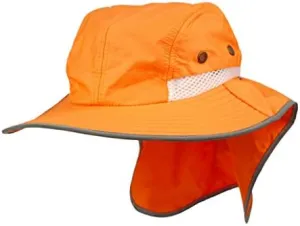 Unisex Safari Sun Bucket Hat with Breathable Mesh Crown