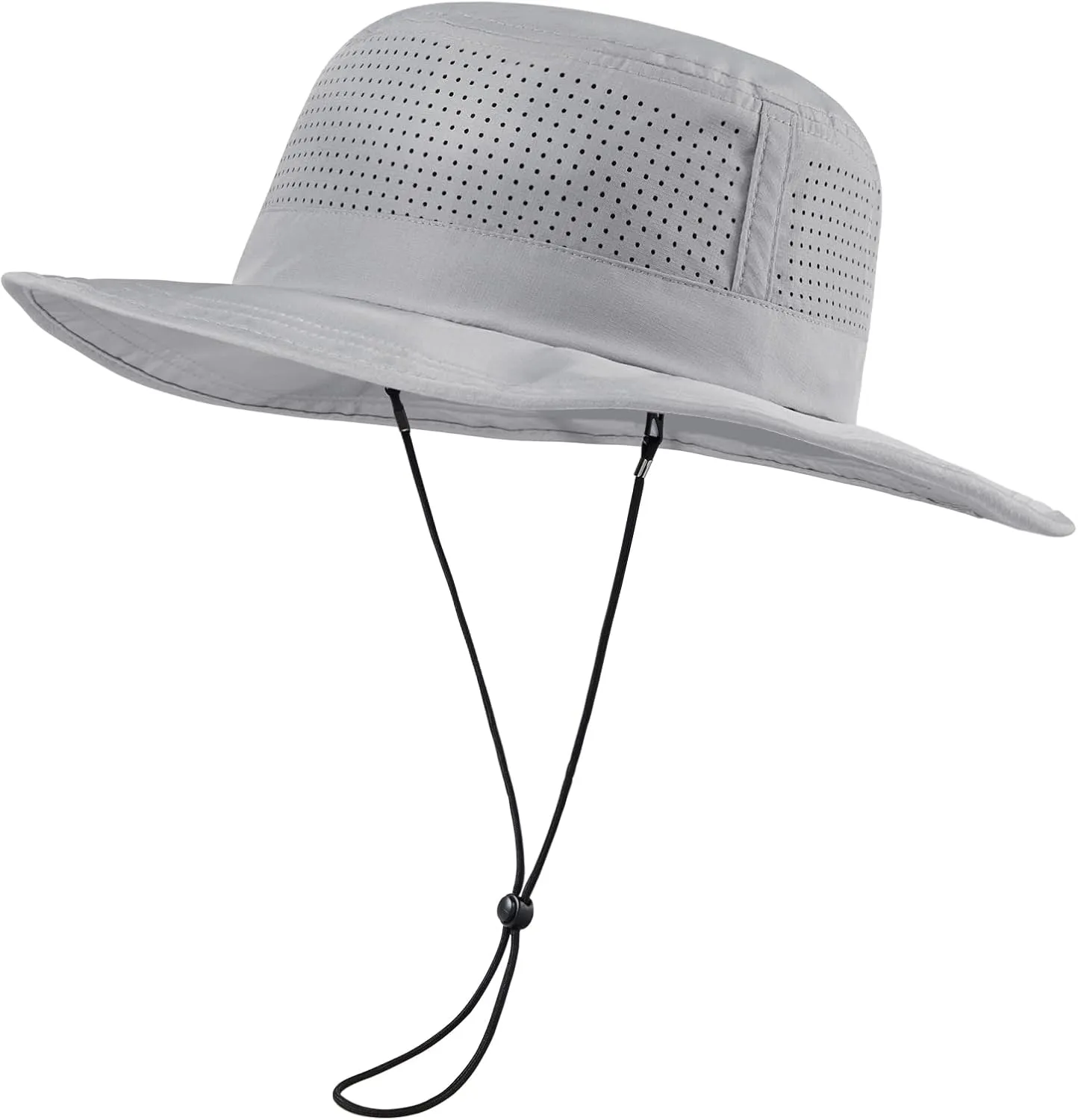 UPF 50  Bucket Sun Hat with Laser Perforated Mesh Cooling Adjustable Breathable Lightweight for Outdoor Men Women