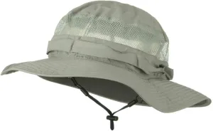 UV 50  Side Mesh Talson Bucket Hat - Grey (2XL-3XL)