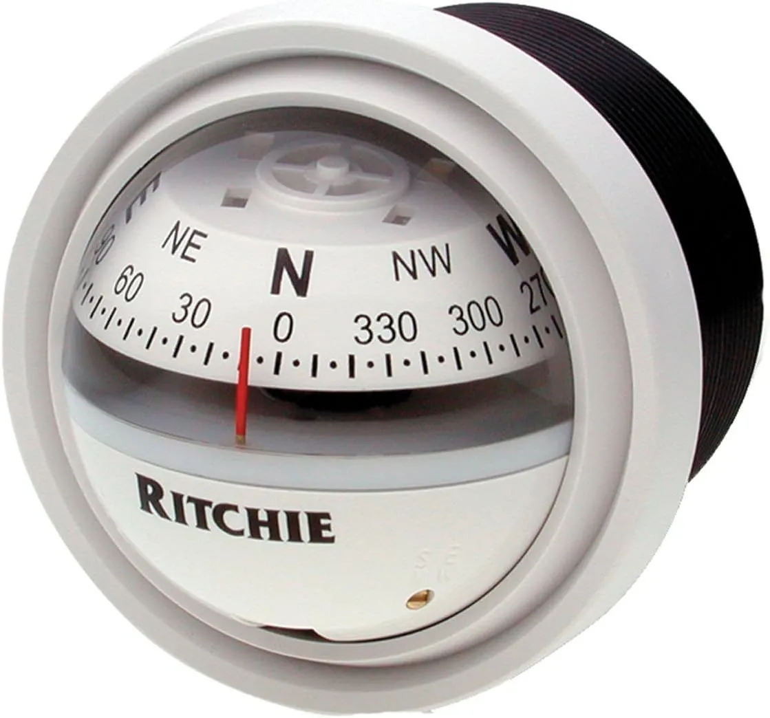 V-57W.2 Explorer Compass Dash Mount - White