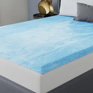 Vibe 3” Gel Swirl Memory Foam Mattress Topper, King