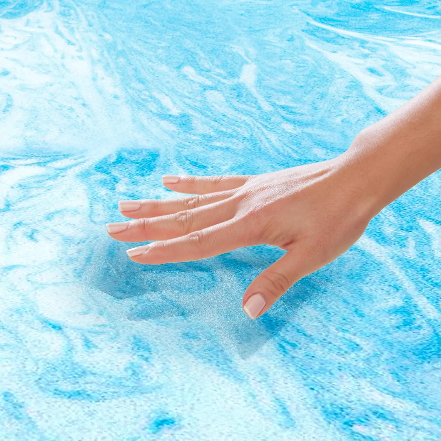Vibe 3” Gel Swirl Memory Foam Mattress Topper, King