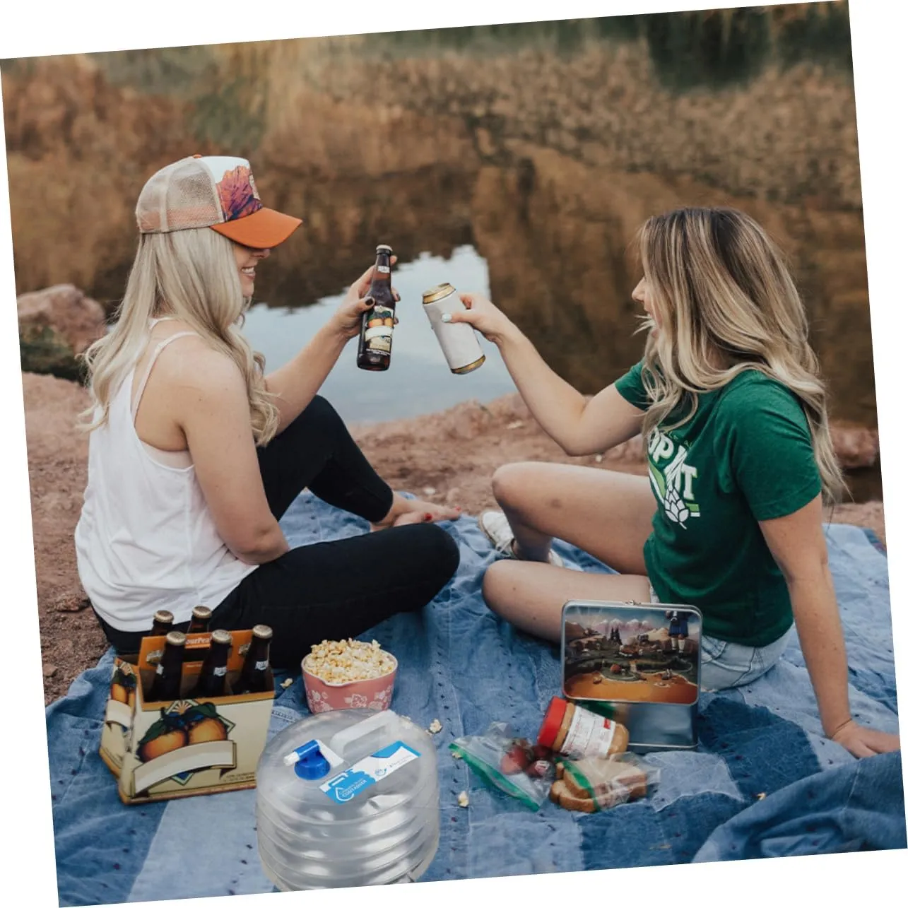 VICASKY Portable Collapsible Water Container Foldable Outdoor Water Tank Sturdy Pe Material for Camping Hiking