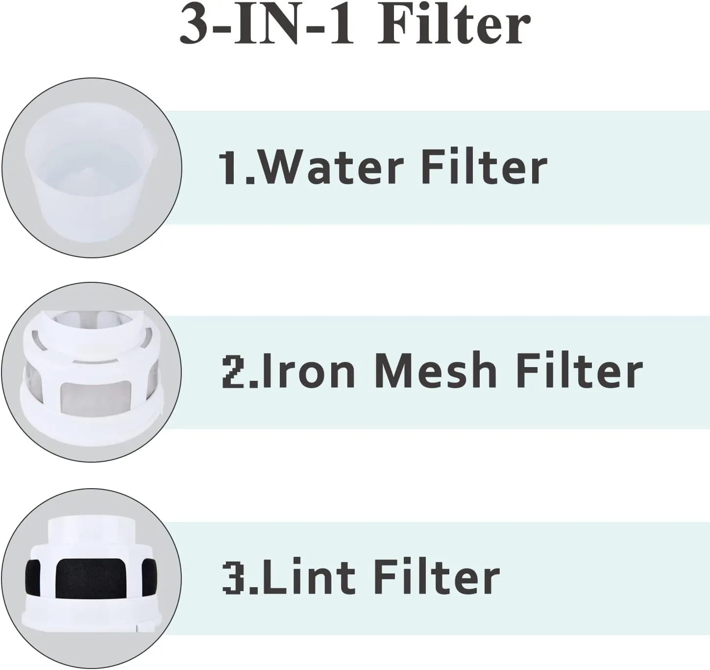 VIWINVELA 3 IN 1 Indoor Dryer Vent Kit Filter Bucket for Electric Dryer with 4-Inch by 5-Feet Proflex Duct (Silver)