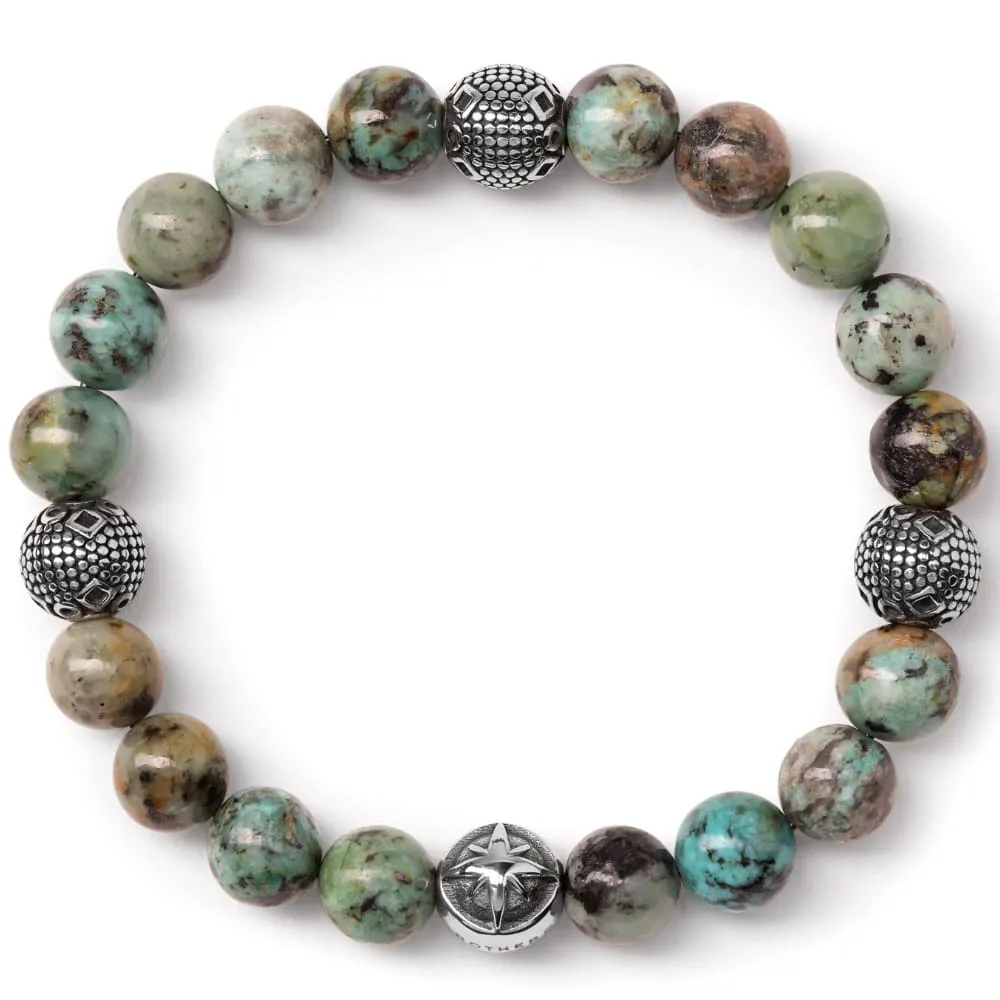 Voyager - Turquoise & Silver Tropez