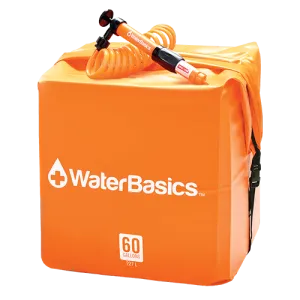 WaterBasics - Emergency Water Storage Kit, 60 Gallon (227l)