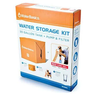 WaterBasics - Emergency Water Storage Kit, 60 Gallon (227l)