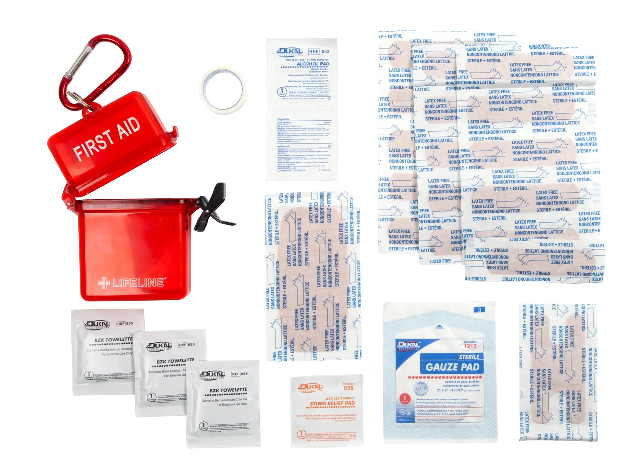 Weather Resistant First Aid Kit - 28 Piece