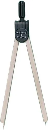 Weems & Plath Marine Navigation Matte Nickel Divider (5-Inch)