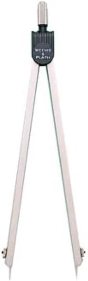 Weems & Plath Marine Navigation Matte Nickel Divider (7-Inch)
