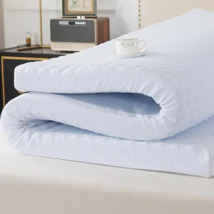 WhatsBedding Memory Foam Mattress Topper, Soft Egg Crate Mattress Topper with Breathable Cover for Back Pain Relief, CertiPUR-US Certified