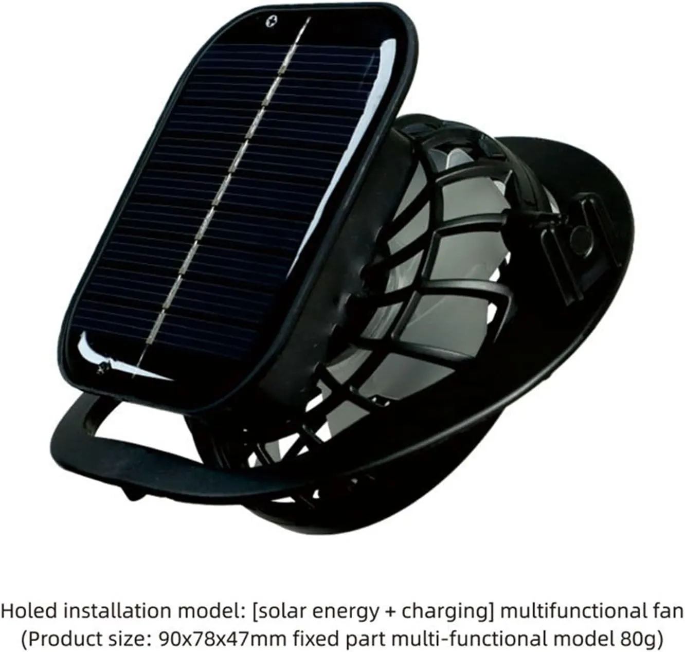 Wide Brim Fan Hat Solar Powered, UPF 50  Solar Power Fan Bucket Hats for Outdoor Fishing Camping Hiking Beach