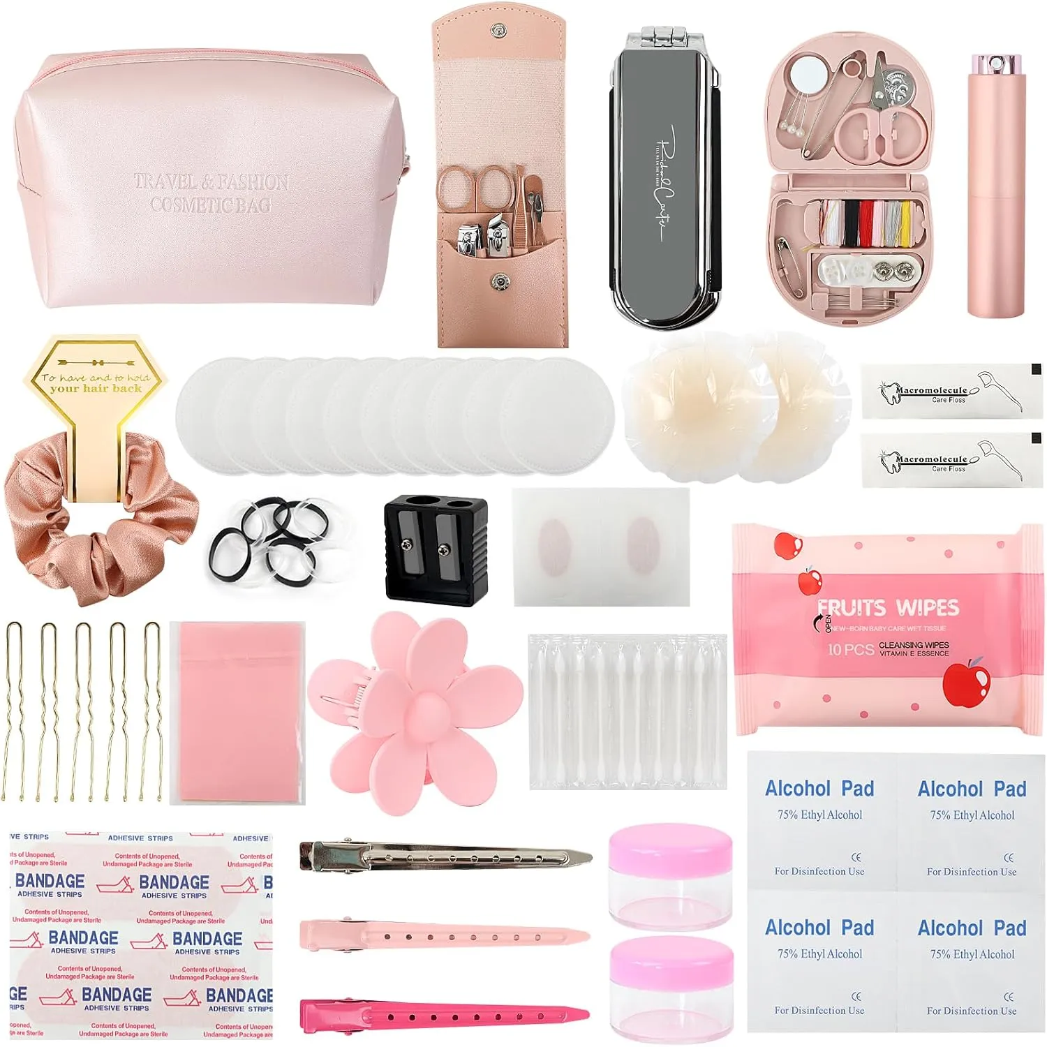 Women's Emergency Kit for Weddings, Wedding Survival Set for Bride, Wedding Essential Items for Brides Daily, Personal Care Survival Set for Team Bride, Emergency Supplies