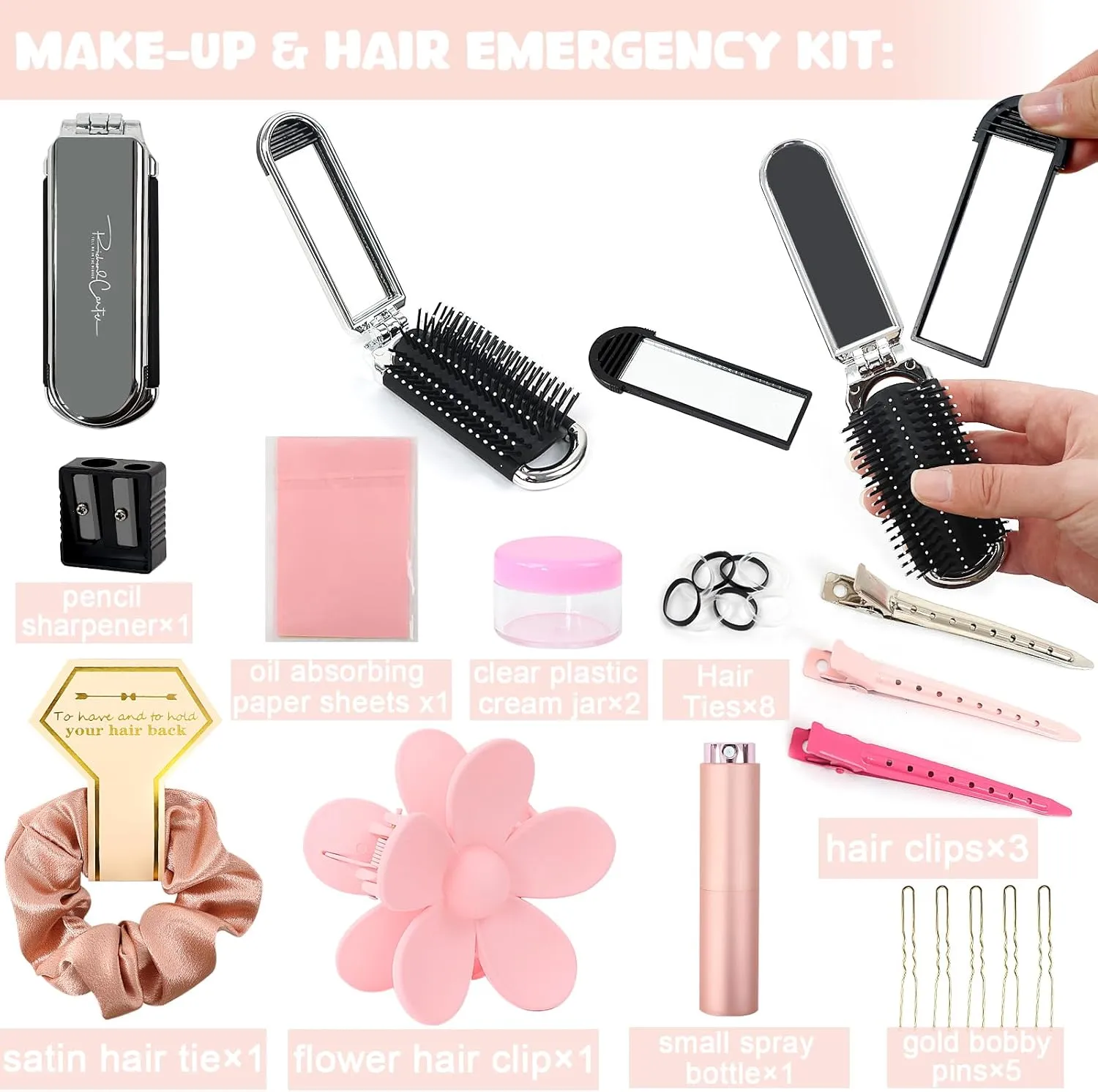 Women's Emergency Kit for Weddings, Wedding Survival Set for Bride, Wedding Essential Items for Brides Daily, Personal Care Survival Set for Team Bride, Emergency Supplies