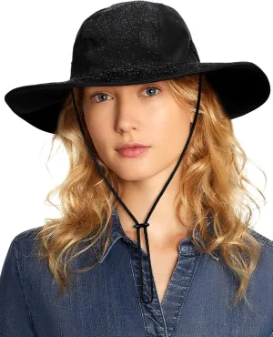 Womens Winter Waterproof Bucket Hat Warm Fleece Lined Rain Hat UPF50  Mens Outdoor Adventure Research Hiking Safari Cap