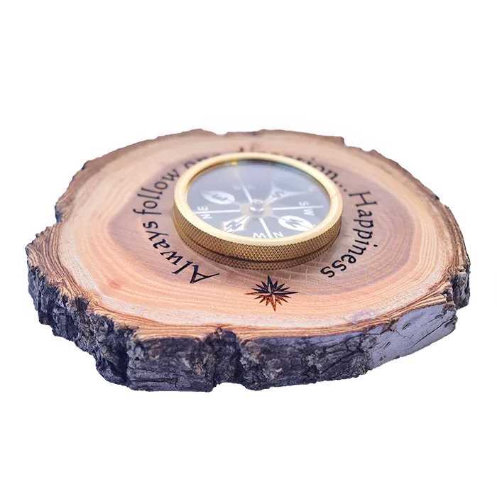 Wood Compass Holder