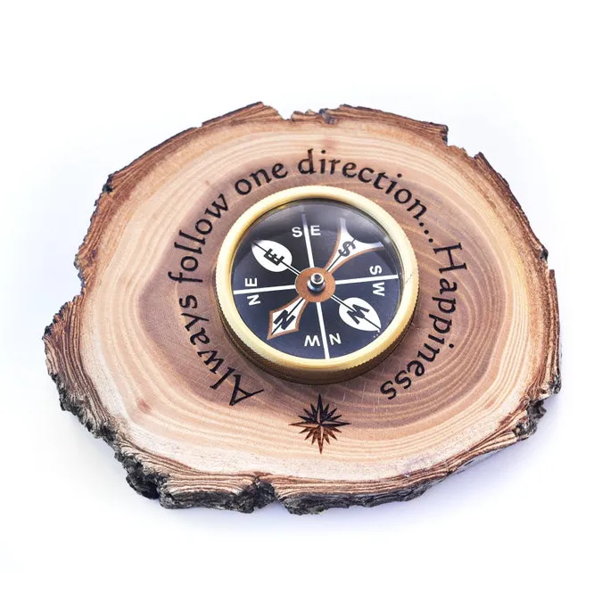 Wood Compass Holder