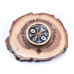 Wood Compass Holder