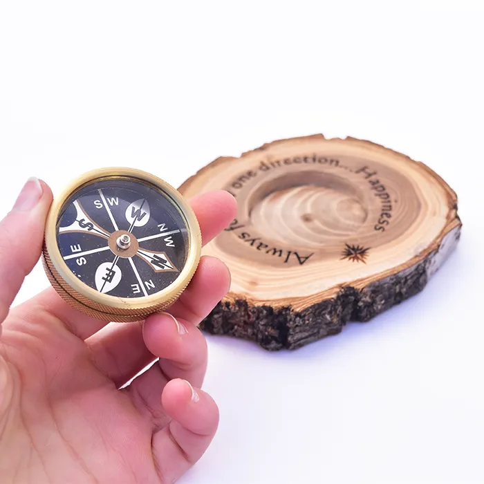 Wood Compass Holder